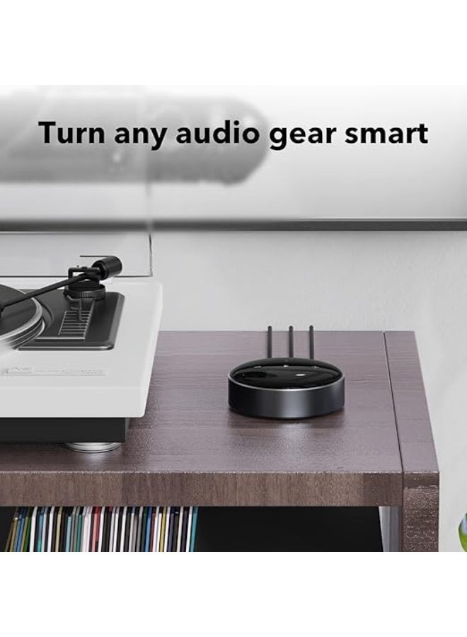 WiiM Mini AirPlay2 Wireless Audio Streamer, Multiroom Stereo, Preamplifier, Works with Alexa and Siri Voice Assistants, Stream Hi-Res Audio from Spotify, Amazon Music and More - Image 3